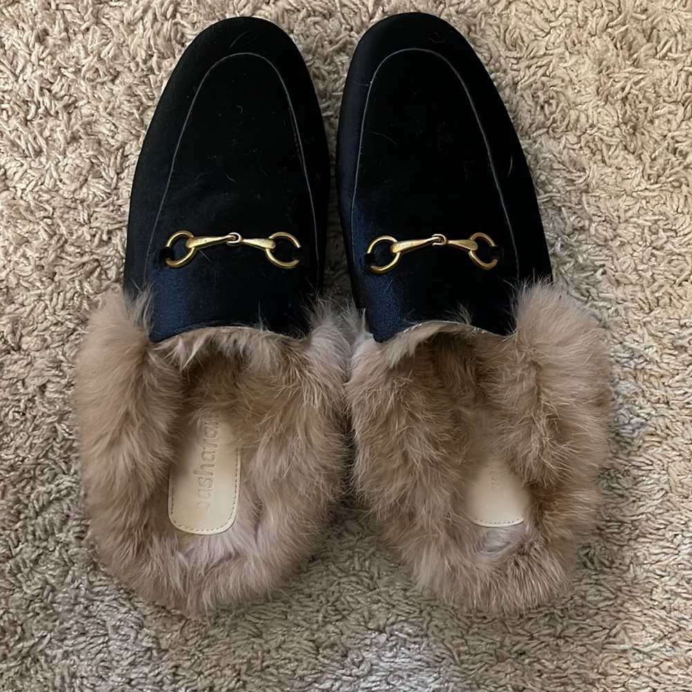 Princetown Fur Mule / Slide Loafer